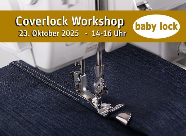 Coverlock Workshop bei Stoffe Egert