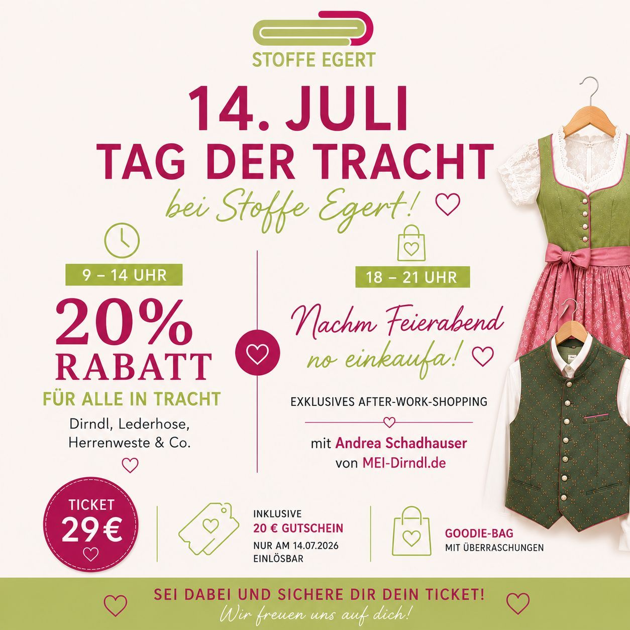 Ticket Feierabend-Shopping am 14.7.2026 – Bild 2